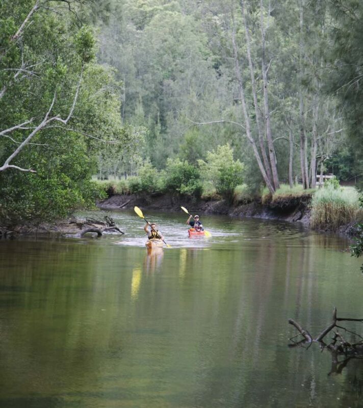 Activities on the Central Coast: Kayaking Adventure at Glenworth Valley Adventures